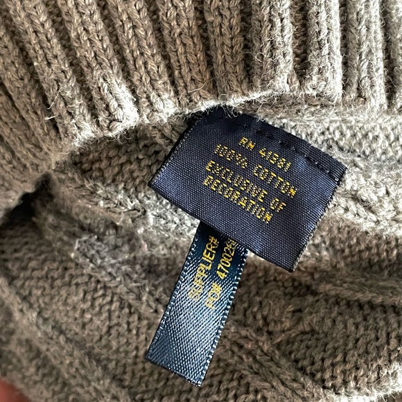 Ralph Lauren Cable-Knit Cotton Sweater - Picture 3 of 3